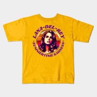 Lana Del Rey - Summer Design Kids T-Shirt